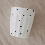 Eulenschnitt Porcelánový hrnček Mini Hearts 290 ml – dark blue