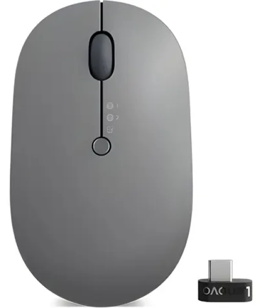 Lenovo Go Wireless Multi-Device čierna, šedá / Bezdrôtová myš / 5 tlačidiel (4Y51C21217)