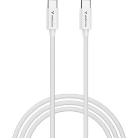 Verbatim Essentials Sync Charge biela / Kábel USB-C / USB-C na USB-C / 100 W / 3 m (32409)