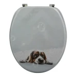 MSV DOGGY WC doštička s motívom / MDF