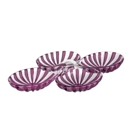 Guzzini Dolce VITA fialová / Miska na predjedlá / súprava 2 ks / bioplast / 35x22x5, 5 cm (12690077)