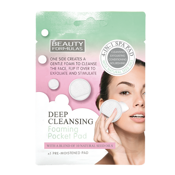 Beauty Formulas Vlhčený odličovací tampón na hĺbkové čistenie