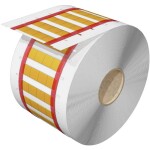 Weidmüller 2526120000 HS 2.1-6.4/12 MM Y označovač zmršťovacích bužírok Druh montáže: nasunutie Potlačiteľná plocha: 11.30 x 12.70 mm žltá Počet markerov: 4000; 2526120000