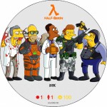 Jedlý papier Simpsonovci ako Half-Life postavy 19,5 cm - Pictu Hap - Pictu Hap