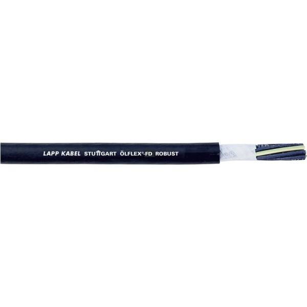 LAPP 26531/500 vedenie ťažnej reťaze ÖLFLEX® FD ROBUST 4 G 2.5 mm² čierna 500 m; 26531/500