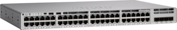 Cisco Cisco C9200-48PXG-A łącza sieciowe Zarządzany L2/L3 Gigabit Ethernet (10/100/1000) Obsługa PoE Sivý