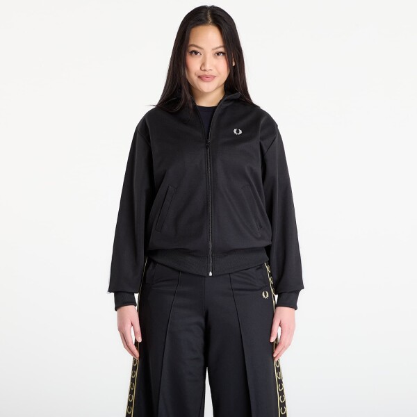 Mikina FRED PERRY Taped Track Jacket Black 34