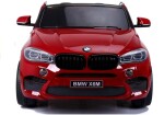 Mamido Elektrické autíčko BMW X6 M dvojmiestne XXL lakované červené
