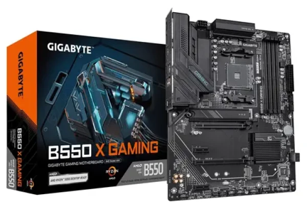GIGABYTE B550 X GAMING (Rev. 1.x) / Základná doska / AMD B550 / socket AM4 / 4X DDR4 / 2,5 GLAN / ATX (B550 X GAMING)