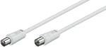 MicroConnect koaxiálny kábel MF 75 Ohm 1.5m biela (COAX015W)