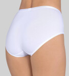 Sloggi Romance - Maxi nohavičky z bavlny Supima® s čipkovaným lemom Sloggi WHITE 44