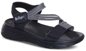 Lee Cooper LCW-26-15-4268L Dámske sandále čierne 37