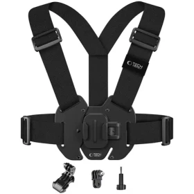 Tech-Protect GA100 čierna / Hrudný držiak / GoPro DJI