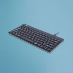 R-GO Tools Compact Break US čierna / Kompaktná klávesnica / US layout / drôtová / USB-C (RGOCOUSWDBL)