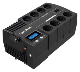 CyberPower BR1200ELCD čierna / Záložný zdroj UPS / 1200VA/720W / LCD / 8x zásuvka / USB (BR1200ELCD)