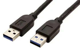 Roline USB 3.0 A(M)-A(M) čierna / Kábel / Prepojovací / 5Gbps / 3 m (11.02.8971)