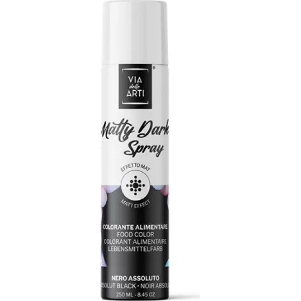 Matná sprejová farba čierna 250 ml - Solchim Food - Solchim Food