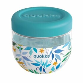 Quokka Bubble Food Jar 770 ml Watercolor Leaves / Nádoba na jedlo / plast (8412497401369)