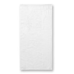 Veľký bambusový uterák unisex (biely) 70 x 140 cm