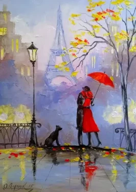 ENJOY Puzzle Daždivý deň v Paríži