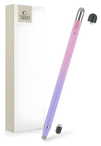Tech-Protect USP100 fialová / Dotykové pero / pasívne / univerzálne / 4 hroty