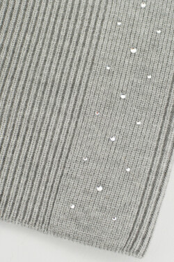 DÁMSKY KLOBÚK S MODALOVÝMI FLITRAMI CZ105 šedá 54-58