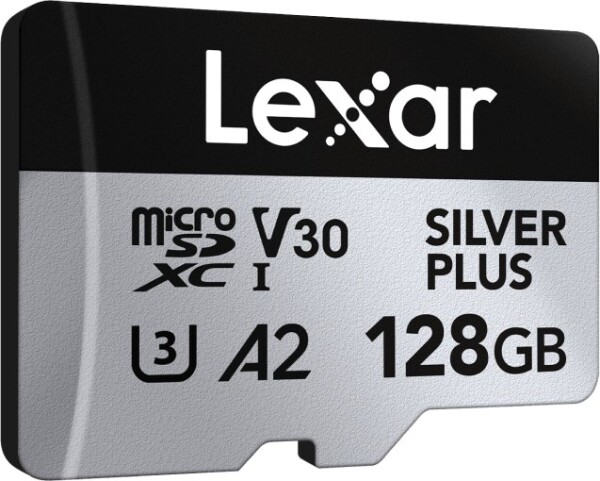PNY Lexar 128GB microSDXC Professional SILVER Plus UHS-I A2 V30 U3 4K- 2 ks