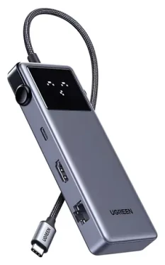 Ugreen 45155 UNO / USB hub 7v1 / HDMI 4K 60Hz / RJ45 Gigabit / USB-C PD 100W / 4X USB (UGR5687)