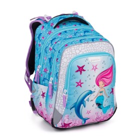 Školský batoh Bagmaster Lumi 24 A Blue/Pink