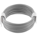 Econ connect KL004GR10 opletenie / lanko, 1 x 0.04 mm², sivá, 10 m; KL004GR10