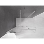 MEXEN/S - Velár sprchovací kút, posuvné dvere 120 x 110, transparent, chróm 871-120-110-01-01