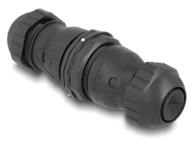 DeLock LSA-LSA čierna / Konektor kábla / Cat.6A / IP68 vodotesný (67045)