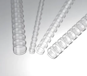 Eurosupplies Plastové chrbty 6mm číra / pre 11–20 listov - 80 g papiera / 200 ks (8595188002172)