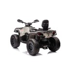 Mamido Detská elektrická štvorkolka Can-Am Outlander ATV 4x200W sivá