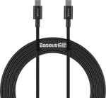 Baseus CATYS-C01 Kábel USB-C (M) - USB-C (M) 2 m čierna / 100W (CATYS-C01)