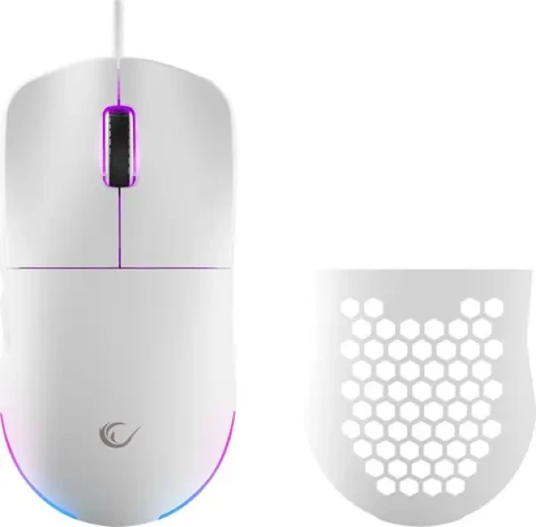 Rampage Blink biela / Herná myš / optická / 12800 DPI / RGB / USB (BLINK-WHITE)