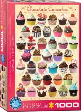 EUROGRAPHICS Puzzle Čokoládové tortičky (Cupcakes)