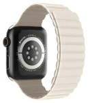Devia Nature Silicone Magnetic Stardust White / Remienok pre Apple Watch / 44/45/46mm (6942297104433)