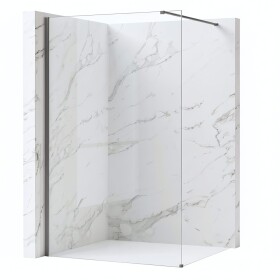 REA/S - Sprchová zástena Flexi Transparent / Titan 130 KPL-K99478
