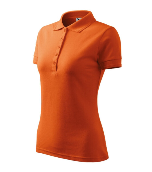 Dámske tričko Pique Polo oranžové XL