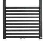 Radiátor kombinovaný Isan Quadrat 150,5x60cm stredové pripojenie čierna matná DQUA15050600CSMS DQUA15050600CSMS