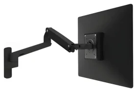 Ergotron MXV Wall Monitor Arm čierna / Nástenný držiak / do 34 "/ výška 330 mm / náklon ±90 ° / nosnosť 9,1 kg (45-505-224)