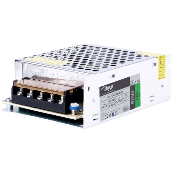 Akyga priemyselný napájací zdroj 14 V/DC 4.2 A 50 W; AK-L1-050