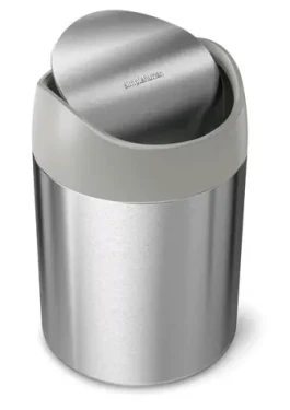 Simplehuman Mini odpadkový kôš na stôl 1.5 l / kartáčovaná nerez oceľ / CW2084 (CW2084)