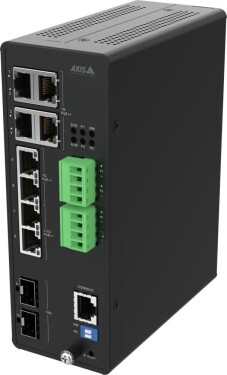 Axis 02621-001 łącza sieciowe Zarządzany 10G Ethernet (100/1000/10000) Obsługa PoE Čierny
