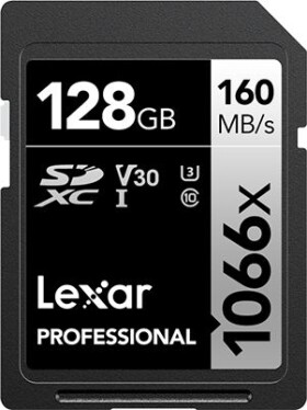 Lexar Professional 1066x SDXC 128 GB Class 10 UHS-I/U3 V30 (LSD1066128G­BNNNG)