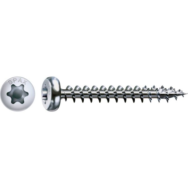 SPAX 0201010400403 polkruhové skrutky 4 mm 40 mm T-STAR plus ocel 200 ks; 0201010400403