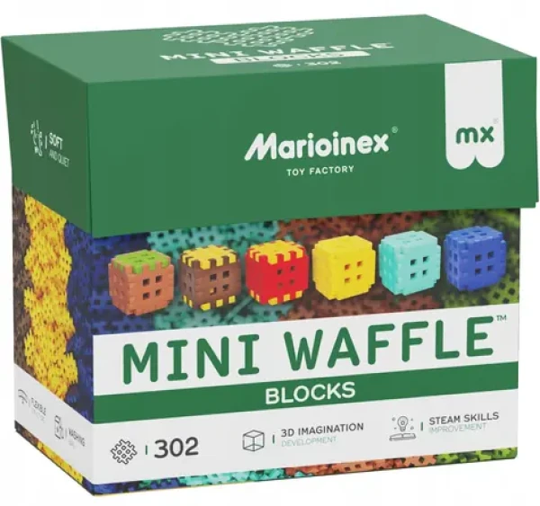 MARIOINEX Stavebnica Waffle Blocks Mini