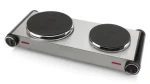 Tristar KP-6248 strieborná / dvojplatničkový elektrický varič / 1x 1000W / 1x 1500W (KP-6248)
