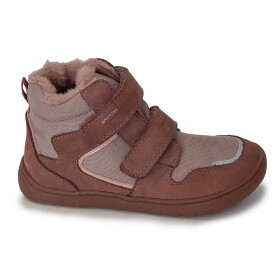 Dievčenské zimné barefoot topánky DAXI OLD PINK, Protetika, staroružová - 23